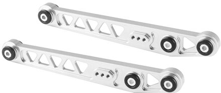 1 Paar Achter Gemodificeerde Lower Suspension Control Camber Arm Voor Honda Civic1996-2000 Zilver