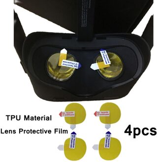 1 Paar Anti-Blauw Lenzenvloeistof Lens Voor Oculus Quest 2 Vr Accessoires Beschermende Glas Magnetische Glazen Lens Voor Quest2 oculus Rift S 4stk Protective Film