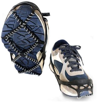 1 Paar Antislip Crampons Ice Grip Ijs Sneeuw Route Camping Outdoor Sport Shoe Cover Lopen Traction Cleats Ijs stijgijzers Schoen Cover