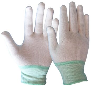 1 paar Antistatische Handschoenen Elektronische Handschoenen Anti-statische stofvrij Dunne Gedeelte Gebreide Handschoenen Dragen Beschermende Beschermende Handschoenen