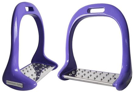 1 Paar Apparatuur Verdikte Anti Slip Loopvlakken Pedaal Buitensporten Rijden Paardensport Veiligheid Paard Stijgbeugels paars