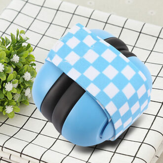 1 paar Baby Anti-geluid Oorbeschermers Elastische Band Oor Bescherming Baby Oorbeschermers Geluiddichte Gehoor Hoofdtelefoon Ear Protector blauw