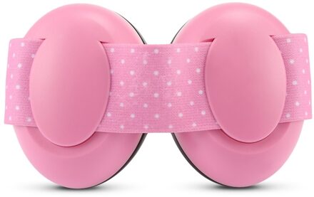 1 paar Baby Anti-geluid Oorbeschermers Elastische Band Oor Bescherming Baby Oorbeschermers Geluiddichte Gehoor Hoofdtelefoon Ear Protector roze