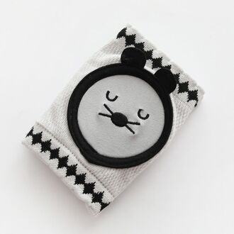 1 Paar Baby Knee Pad Kids Veiligheid Kruipen Elleboog Kussen Knie Sokken Pads Zuigeling Peuters Baby Been Warmer Knie Protector knieschijf zwart muis