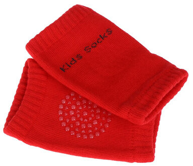 1 Paar Baby Knee Pads Protector Kids Kinderen Veiligheid Kruipen Elleboog Kussen Zuigelingen Knee Pads Protector Beenwarmers Baby rood