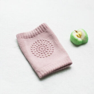 1 Paar Baby Kniebeschermers Kids Anti Slip Compressie Crawl Knie Mouwen One Size 0-3 Jaar Oud Kind unisex Knieschijfproblemen Dekking Protector roze