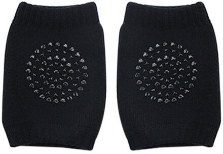 1 Paar Baby Protector Kniebeschermers Been Verdikte Terry Antislip Veiligheid Kruipen Accessoire Baby Peuter Kids Beenwarmers kneepad donker marine blauw