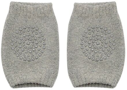 1 Paar Baby Protector Kniebeschermers Been Verdikte Terry Antislip Veiligheid Kruipen Accessoire Baby Peuter Kids Beenwarmers kneepad licht grijs