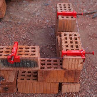 1 Paar Baksteen Liner Muur Builder Building Draad Frame Baksteen Liner Runner Draad Lade Bricklaying Tool Fixer Voor Building Constructi