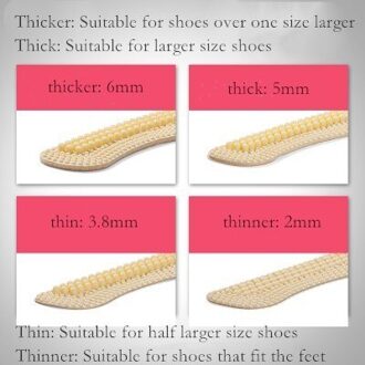 1 Paar Beige Siliconen Inserts Zachte Massage Silicagel Stof Schoen Pads Liner Grips Terug Hak Inserts Inlegzolen Beige Thick 5mm