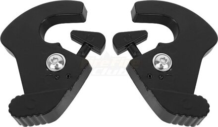 1 Paar Black Rotary Klink Kit Afneembare Voor Harley Electra Road Street Glide Motorfiets Cover