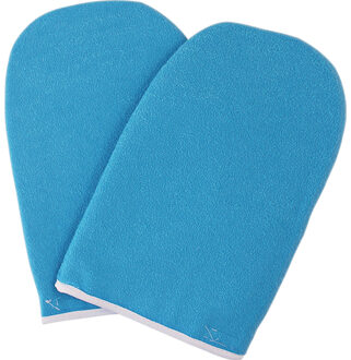 1 paar blauw Wax Bescherming Katoenen Handschoenen Paraffine Bescherming Hand Handschoenen voor Warmer Wax Heater Professionele Mini Wanten