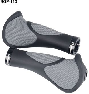 1 Paar Comfortabele Ergonomische Fiets Grips Tpr Rubber Geïntegreerde Mtb Fietsen Hand Rest Stuur Behuizing Schede Schokabsorptie zwart