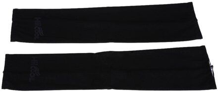 1 Paar Cooling Arm Sleeves Cover Uv Sun Protection Golf Fiets Outdoor Sport Bescherming Skins zwart