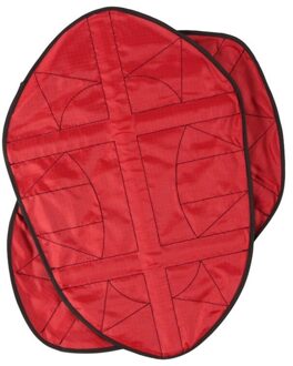 1 paar Draagbare Automatische Schoen Covers Stap in Sok Herbruikbare Schoen Cover Een Stap Hand Gratis Sok Schoen Covers duurzaam Rood