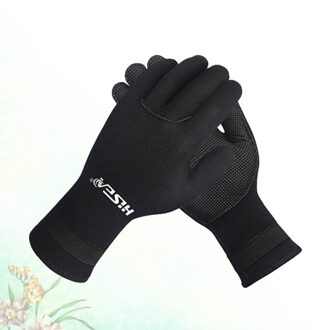 1 Paar Duiken Antislip Warm Duiken Wanten Anti-Kras Snorkelen Onderwater Zwemmen Apparaat Voor Duiken Gebruik (B zwart