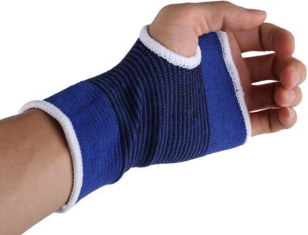 1 Paar Elastische Knie Blauwe Kniebeschermers Knie Brace Been Artritis Injury Gym Mouwen Elastische Bandage Enkel Brace Ondersteuning Wrist hand- Support