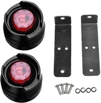 1 Paar Elektrische Scooter Achterlicht Waarschuwingslampje Lamp Voor Xiaomi Mijia M365 Zwart Rood Blauw Zilver Goud Elektrische Scooter deel