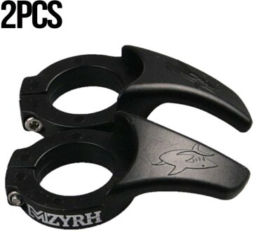 1 Paar Fiets Adjunct Handvat Nylon Anti-Slip Fiets Secundaire Rest Stuur Lichtgewicht Stuur Fietsonderdelen zwart