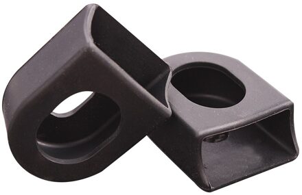 1 Paar Fiets Crank Protector Case Beschermhoes Racefiets Moutain Vouwfiets Onderdelen Crankstel Accessoire Whshopping zwart