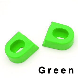 1 paar Fiets Crankstel Crank Beschermhoes Protector Mountain Racefiets Arm Laarzen Fixed Gear Fiets Crank Beschermhoes groen