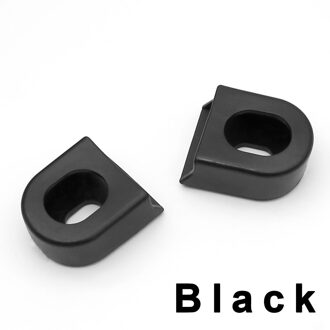 1 paar Fiets Crankstel Crank Beschermhoes Protector Mountain Racefiets Arm Laarzen Fixed Gear Fiets Crank Beschermhoes zwart