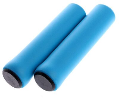1 Paar Fiets Grips Cover Ultralight Zachte Siliconen Mtb Fiets Handvat Bar Anti-Slip Dode Snelheid Grip Installatie gratis Shippin Blauw
