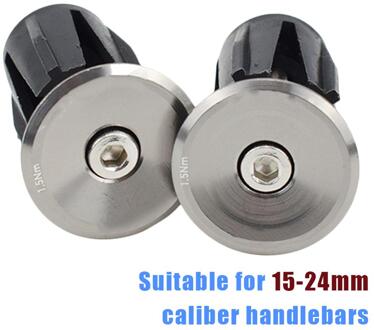 1 Paar Fiets Grips Handle Bar Ends Cap Bmx Mtb Stuur Stekkers Fietsstuur Weg Mountainbike Fiets Accessoires YL201957-SR1