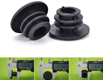 1 Paar Fiets Mtb Mini Rubber Grip Stuur Bar End Pluggen Stoppers Caps