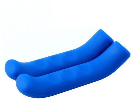 1 Paar Fiets Remhendel Cover Fiets Remmen Siliconen Mouw Universeel Type Remhendel Bescherming Covers Fietsen Accessoire blauw
