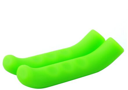 1 Paar Fiets Remhendel Cover Fiets Remmen Siliconen Mouw Universeel Type Remhendel Bescherming Covers Fietsen Accessoire groen