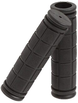 1 Paar Fiets Rubber Soft Stuur Anti-Slip Comfortabele Stuur Grips Mountainbike Handvat Fiets Accessoires #40 zwart