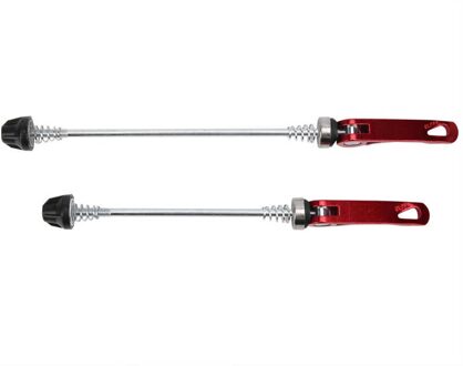 1 Paar Fiets Snelspanners Road Mountainbike Voor Achter Spies Fiets Accessoire Rood