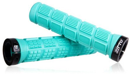 1 Paar Fiets Stuur Fiets Fietsen Mountain Mtb Stuur Fiets Onderdelen Rubber Anti-Slip Handvat Grips lucht blauw