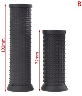 1 Paar Fiets Stuur Grips Anti-Slip Soft Shockproof Tpr Rubber Mountainbike Stuur Cover Voor 22.2Mm Handvat lange & Korte