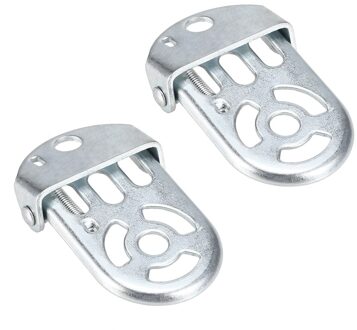 1 Paar Fiets Vouwen Voetsteun Voor Kids Fiets Achterbank Veiligheid Voetsteun Platen Pedalen Mountain Fietsen Metalen Voetsteun