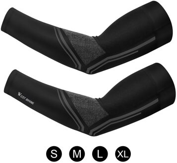1 Paar Fietsen Ijs Zijde Manchet Zomer Ademend Uv Bescherming Mouwen Cover Running Vissen Sport Beschermende Arm Warmers Mouwen XL