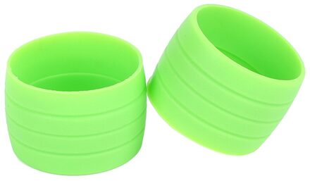 1 Paar Fietsen Siliconen Plug Fiets Rem Stuur Gesp Mouw Vaste Ring Fietsen Draagbare Stofdicht Fietsen Onderdelen groen
