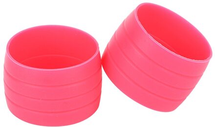 1 Paar Fietsen Siliconen Plug Fiets Rem Stuur Gesp Mouw Vaste Ring Fietsen Draagbare Stofdicht Fietsen Onderdelen roze