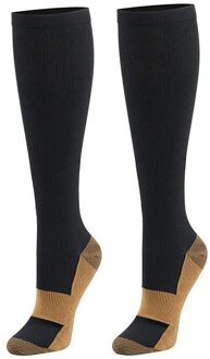 1 Paar Fietsen Sokken Outdoor Bike Fietsen Sneldrogend Ademend Compressie Fiets Running Sport Sokken Voor Volwassen Vrouwen Mannen zwart-L XL