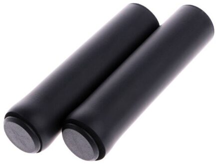 1 Paar Fietsstuur Cover Ultralight Lichtgewicht Soft Foam Siliconen Spons Bike Gear Grip Mtb Bike Stuur Fiets grip zwart