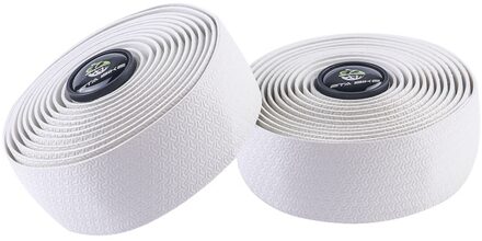 1 Paar Fietsstuur Tape Lichtgewicht Outdoor Fietsen Antislip Schokabsorptie Racefiets Kronkelende Wasbare Riem Sneldrogend wit