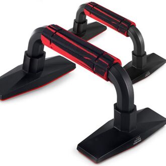 1 Paar Fitness Push Up Stands Bars Voor Building Borst Spieren Home Gym Oefening Rood