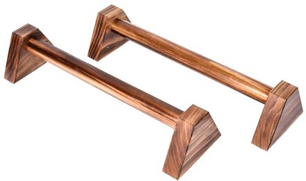 1 Paar Fitness Push Ups Stands Bars Sport Yoga Gym Oefening Training Borst H Vormige Gymnastiek Handstand Parallel Staaf Beige