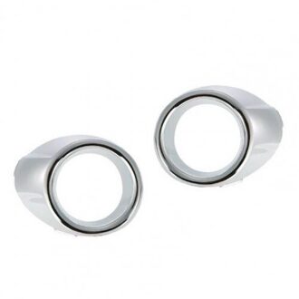 1 Paar Galvaniseren Mistlamp Cover Frame 8A61-15A223-CB5SM3 Voor Ford Fiesta 09-13