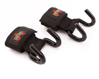 1 Paar Gewichtheffen Handschoenen Stalen Haak Grips Fitness Gym Wrist Wraps Krachttraining Bandjes Fitness Musculation Polsbandjes