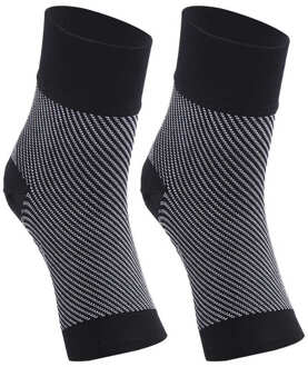 1 Paar Hak Ondersteuning Mouwen Sport Hak Beschermende Ondersteuning Sokken Voet Mouw Half Pijnbestrijding Compressie Sokken