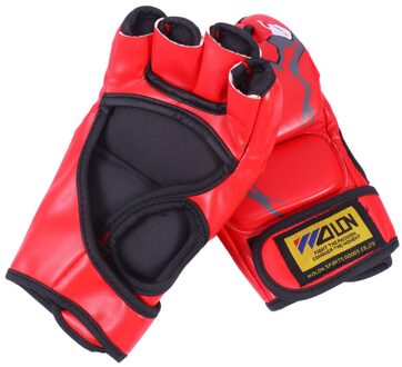 1 Paar Handschoenen Duurzaam Nuttig Handschoenen Outdoor Handschoenen Voor Volwassen Vrouw Mannen rood