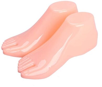 1 Paar Hard Plastic Adult Voeten Mannequin Foot Model Gereedschap Voor Schoenen Display Herhaald Gebruik Schoen Brancard Tool Hr