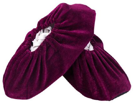 1 Paar Herbruikbare Draagbare Herbruikbare Schoen Covers Stofdicht Antislip Dhoe Cove Wasbare Elasticiteit Stofdicht Flanel Overschoenen 02 for kids